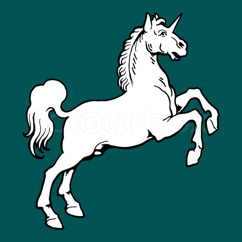 Unicorn with White Background Unicorn with White Background