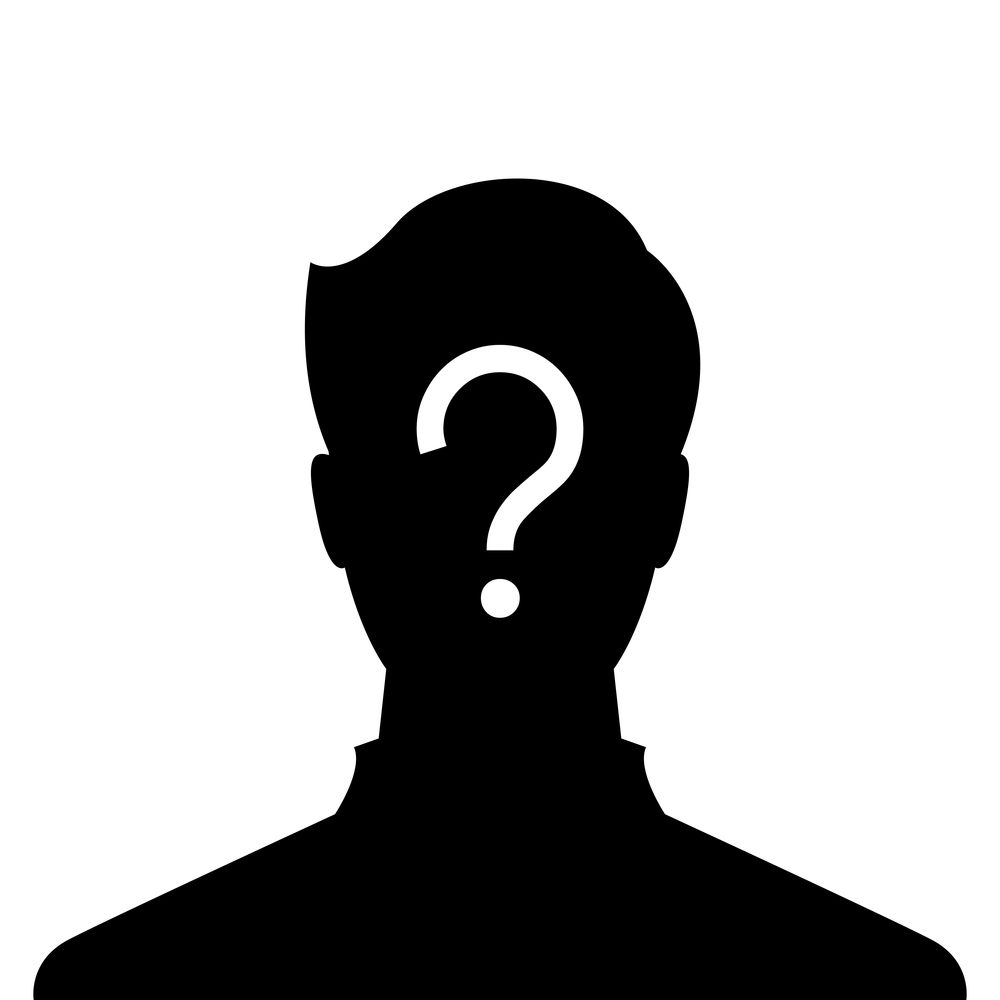 Unknown Person with Question Mark