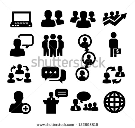 Vector Person Icon Black