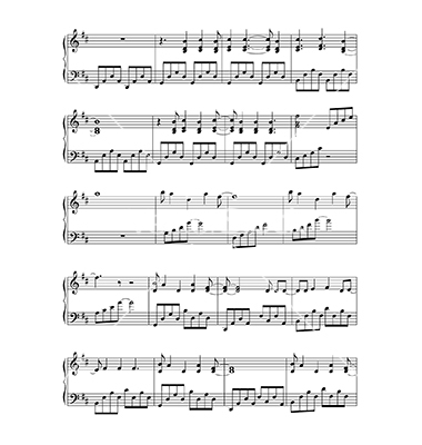 Vector Sheet Music