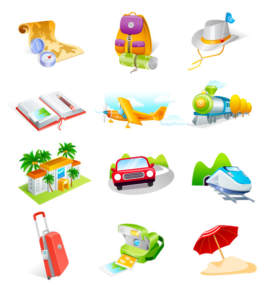 16 Travel Vector Graphic Images