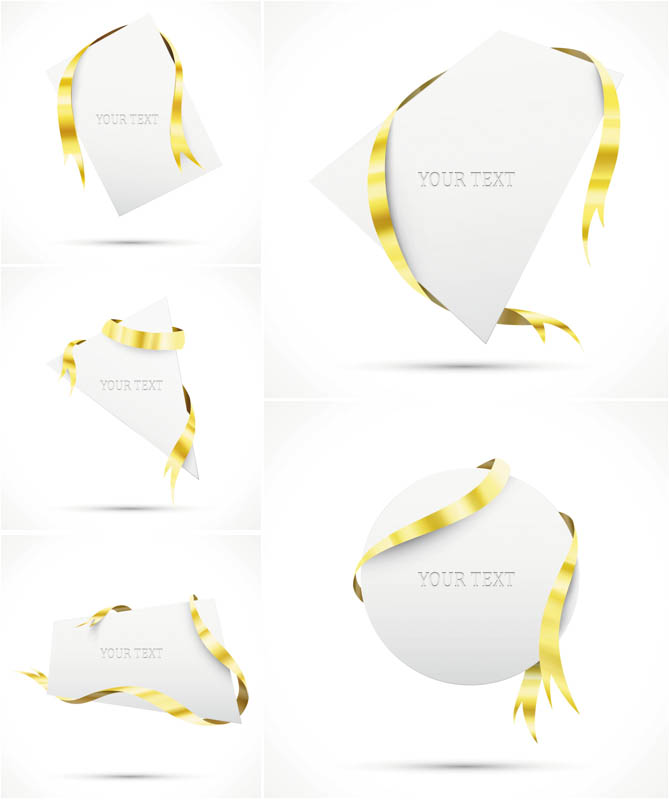 Vectors Frames with Ribbons Vectors Frames with Ribbons
