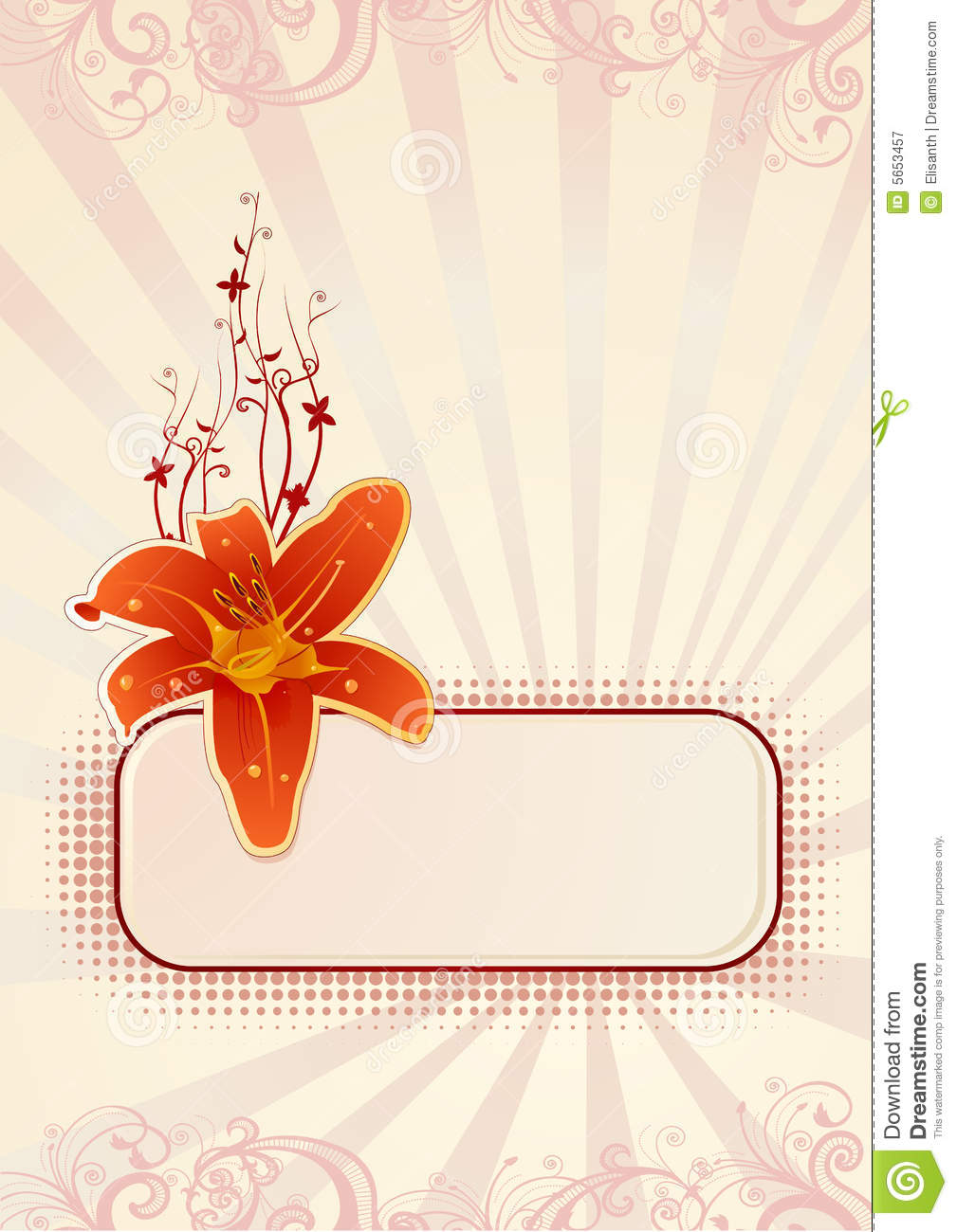 Vertical Orchid Background Vertical Orchid Background