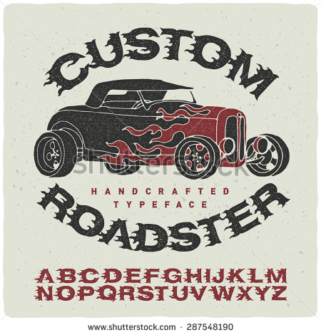 Vintage Hot Rod Fonts