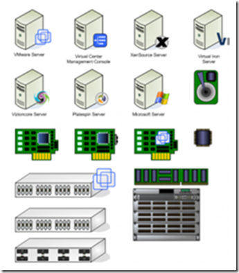 Visio Virtual Server Icon