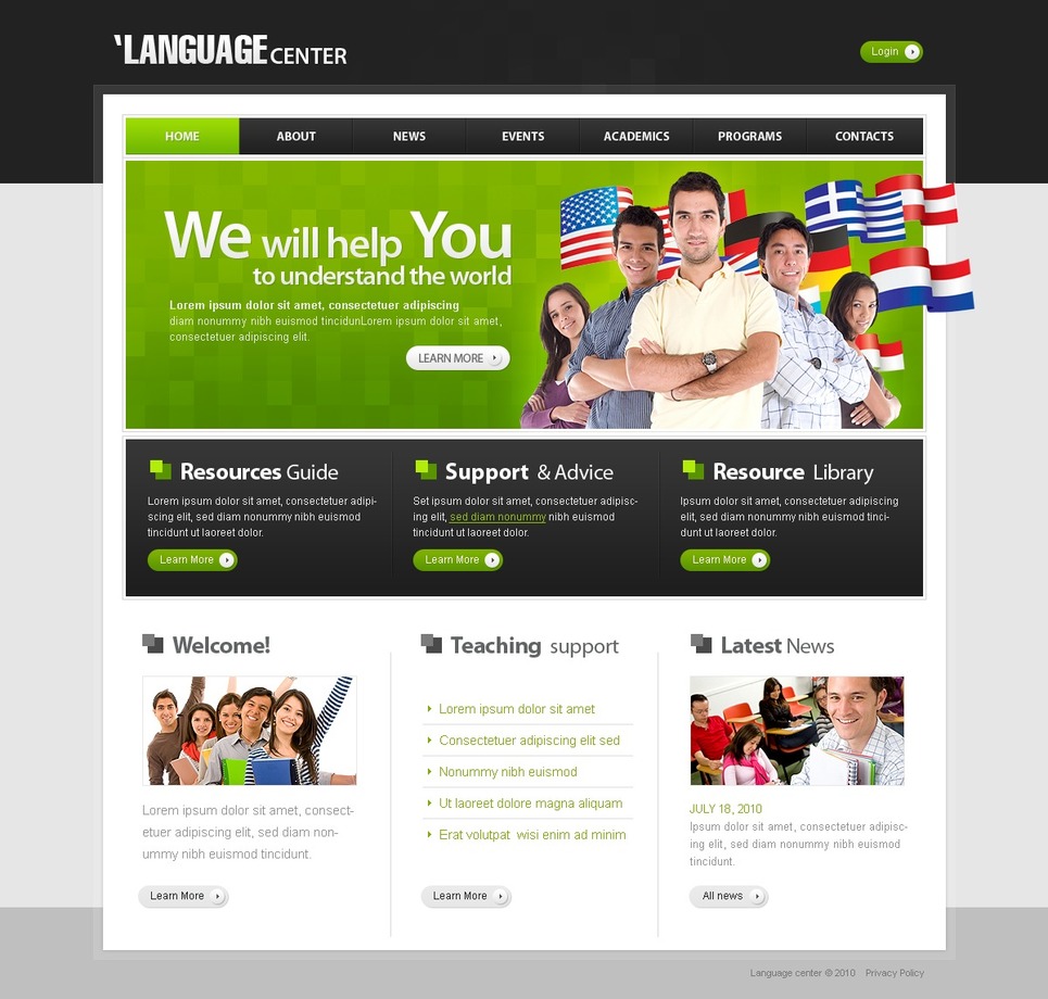 Website Templates Education Website Templates Education