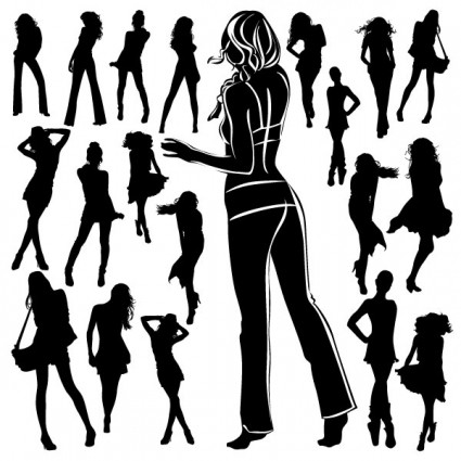 Woman Silhouette Vector Free