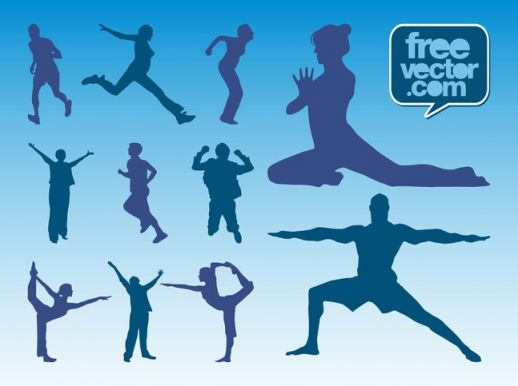 Workout Silhouette Vector