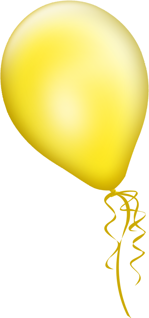 Yellow Balloon Template