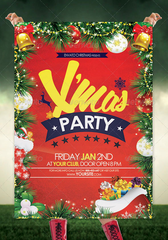2015 New Year Party Flyer Template