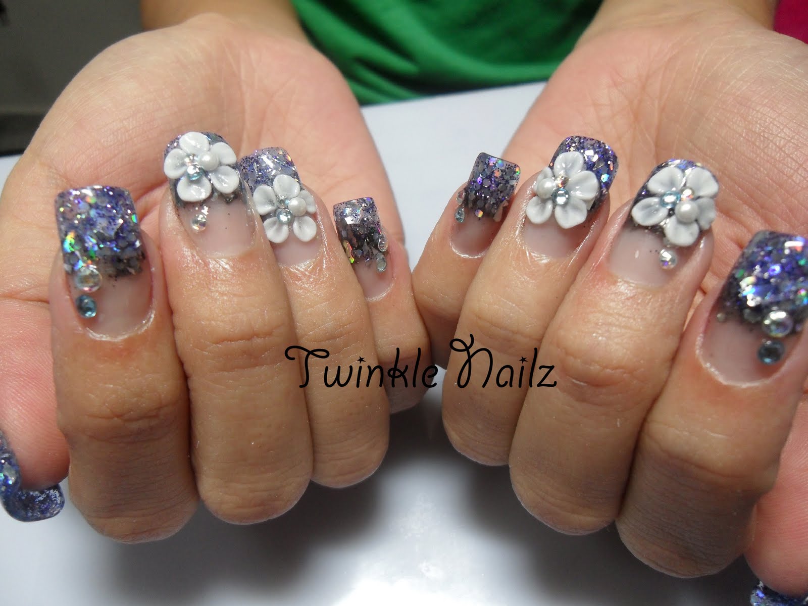 3D Acrylic Nail Art Designs