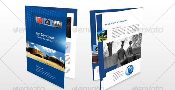 4 Page Brochure Design Template