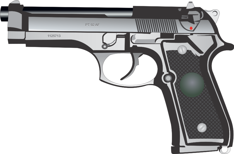 9Mm Pistol Clip Art