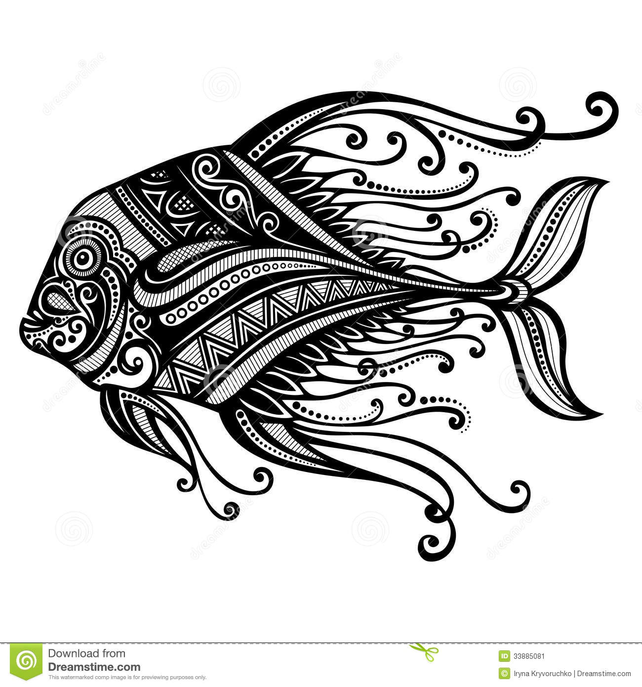 Abstract Fish Design