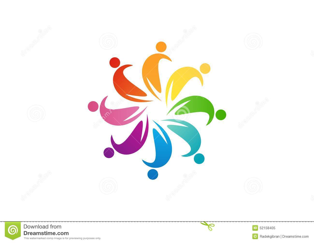 Abstract People Logo Designs