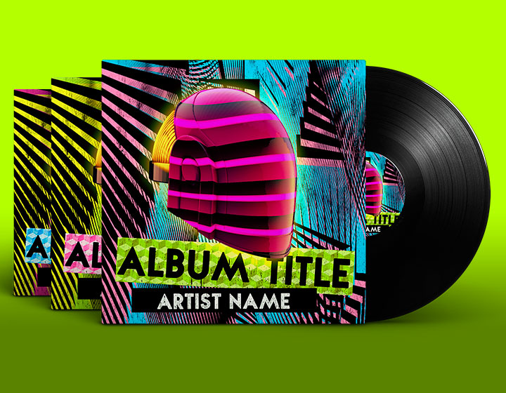 Album Cover PSD Template