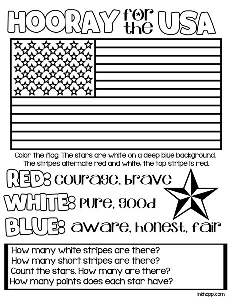 American Flag Colors Meaning for Kids