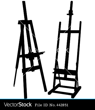 Artist Easel Silhouette