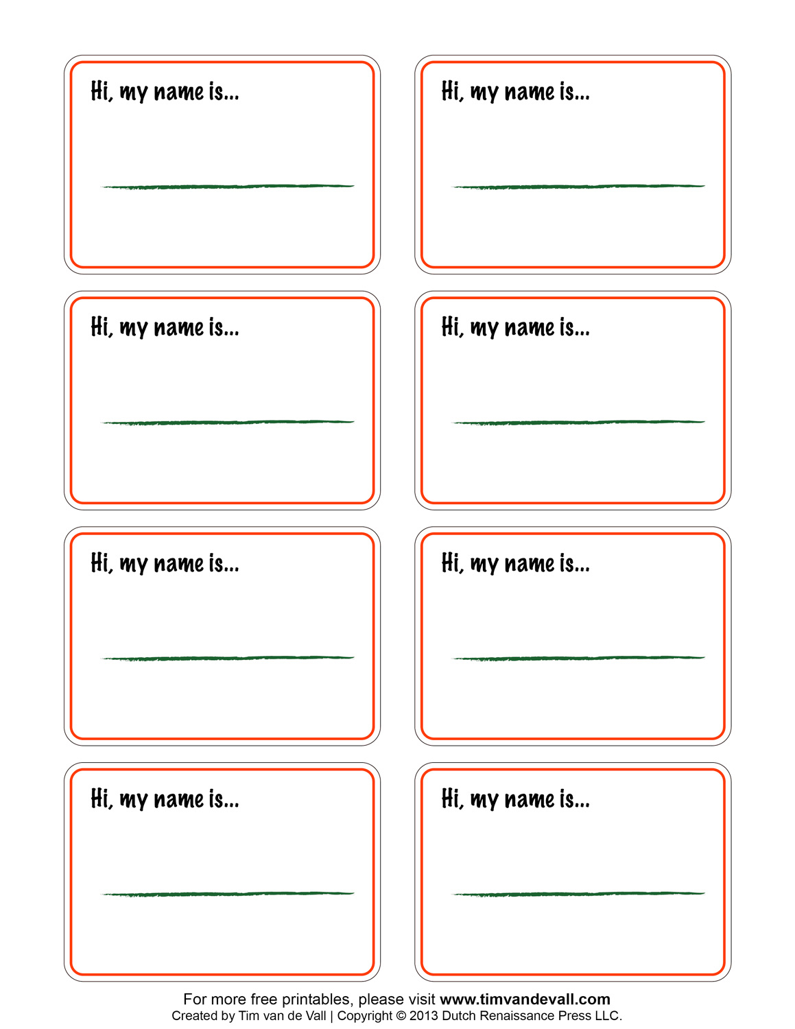 Avery Name Tag Templates Free Printables