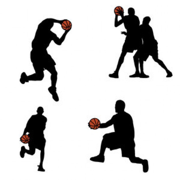 Basketball Player Silhouette Vector