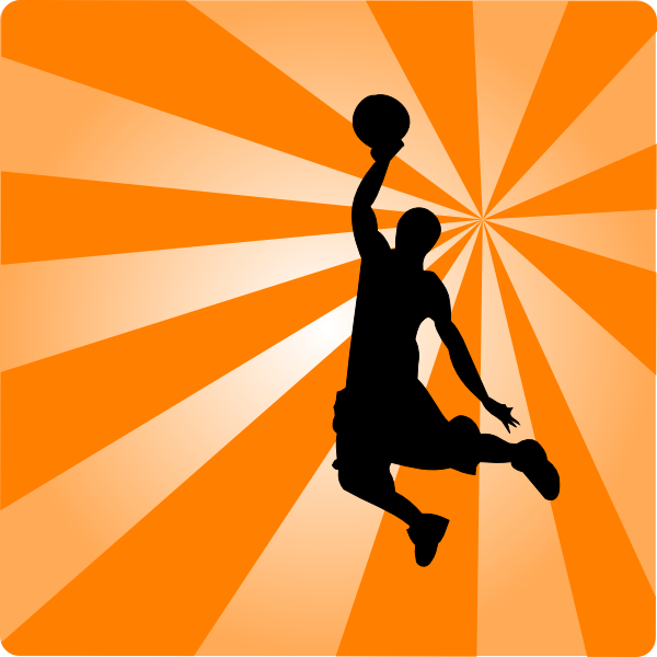 Basketball Silhouette Clip Art