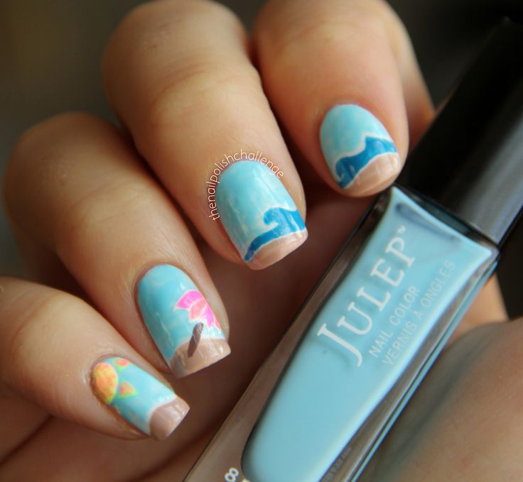 Beach Nail Art Designs