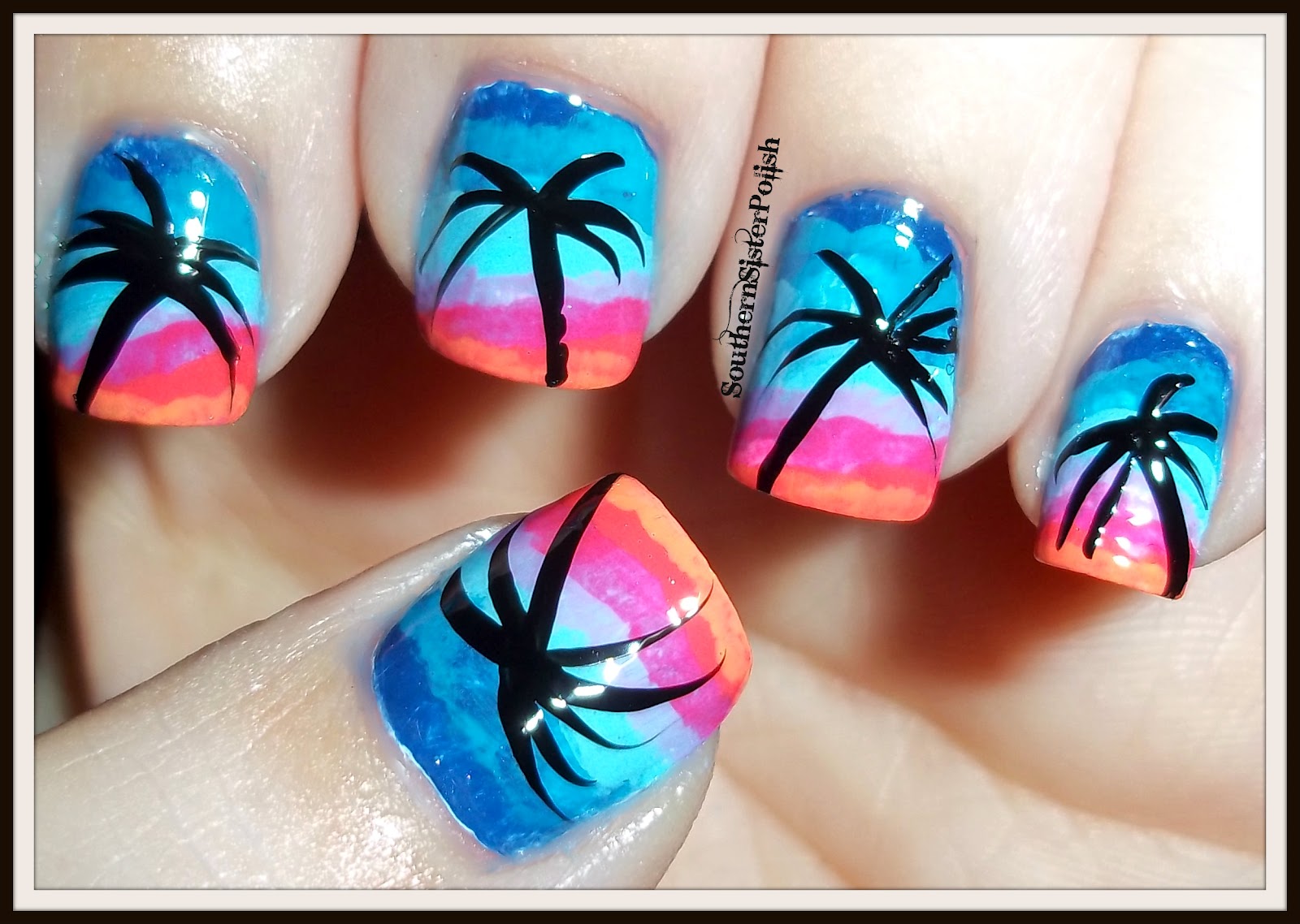 Beach Nail Art Designs