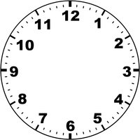 Blank Clock Face