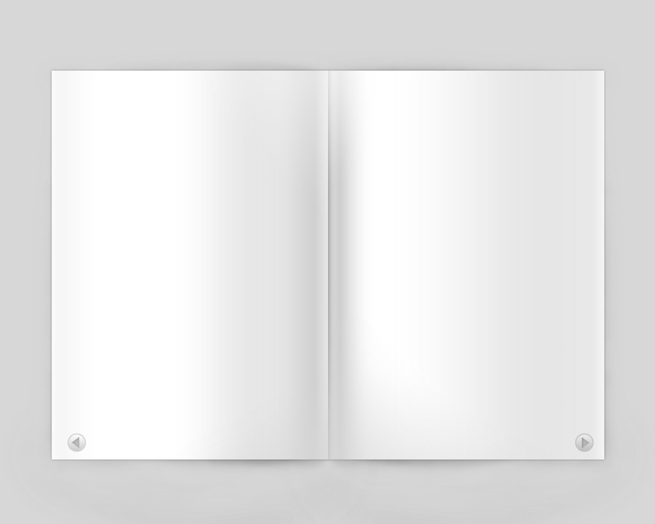 Blank Magazine Page Template