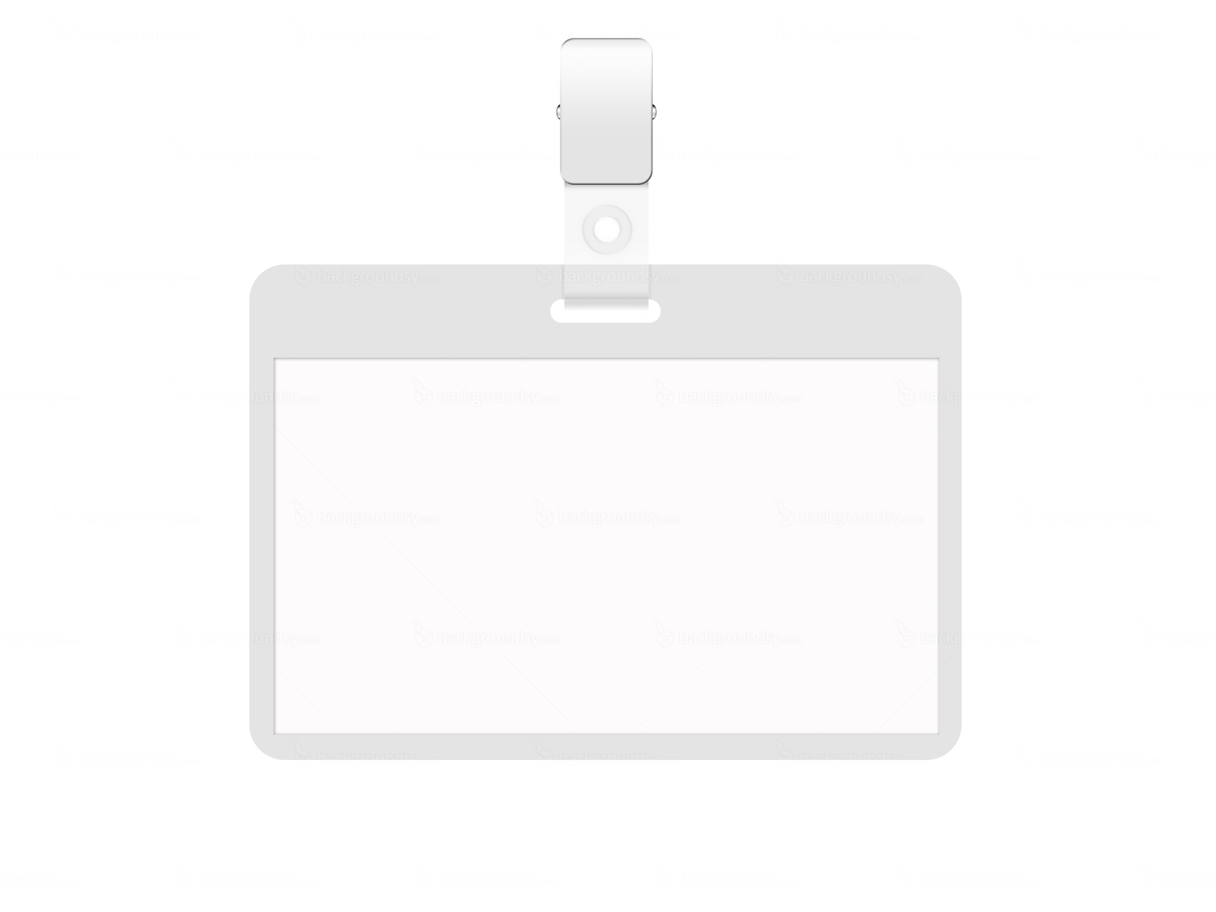 Blank Name Tag Template