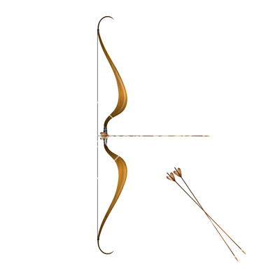 Bow and Arrow Vector