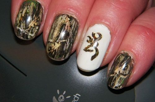 Browning Camo Nail Designs