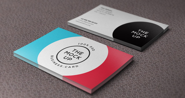 Business Card Mock UPS