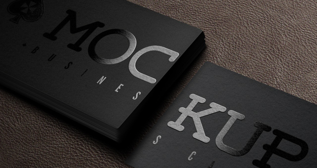 Business Card Mockup PSD