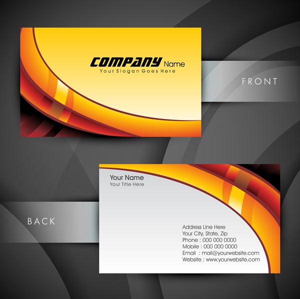 Business Card Vector Free Download