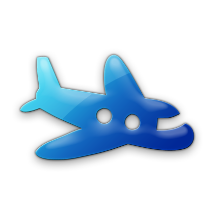 Cartoon Airplane Icons