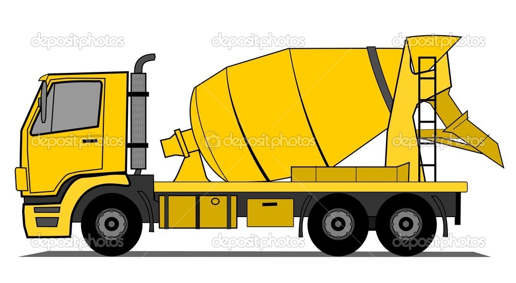 Cement Truck Concrete Mixer Clip Art