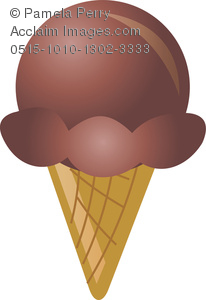 12 Chocolate Ice Cream Cone Icon Images