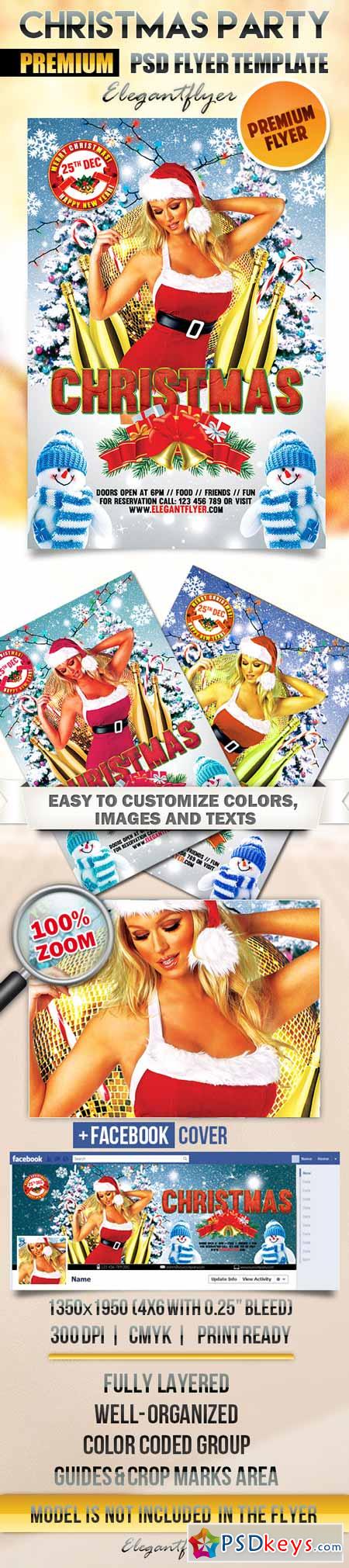 Christmas Party Flyer Templates Free