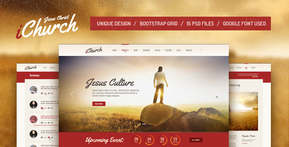 Church Website Design Templates