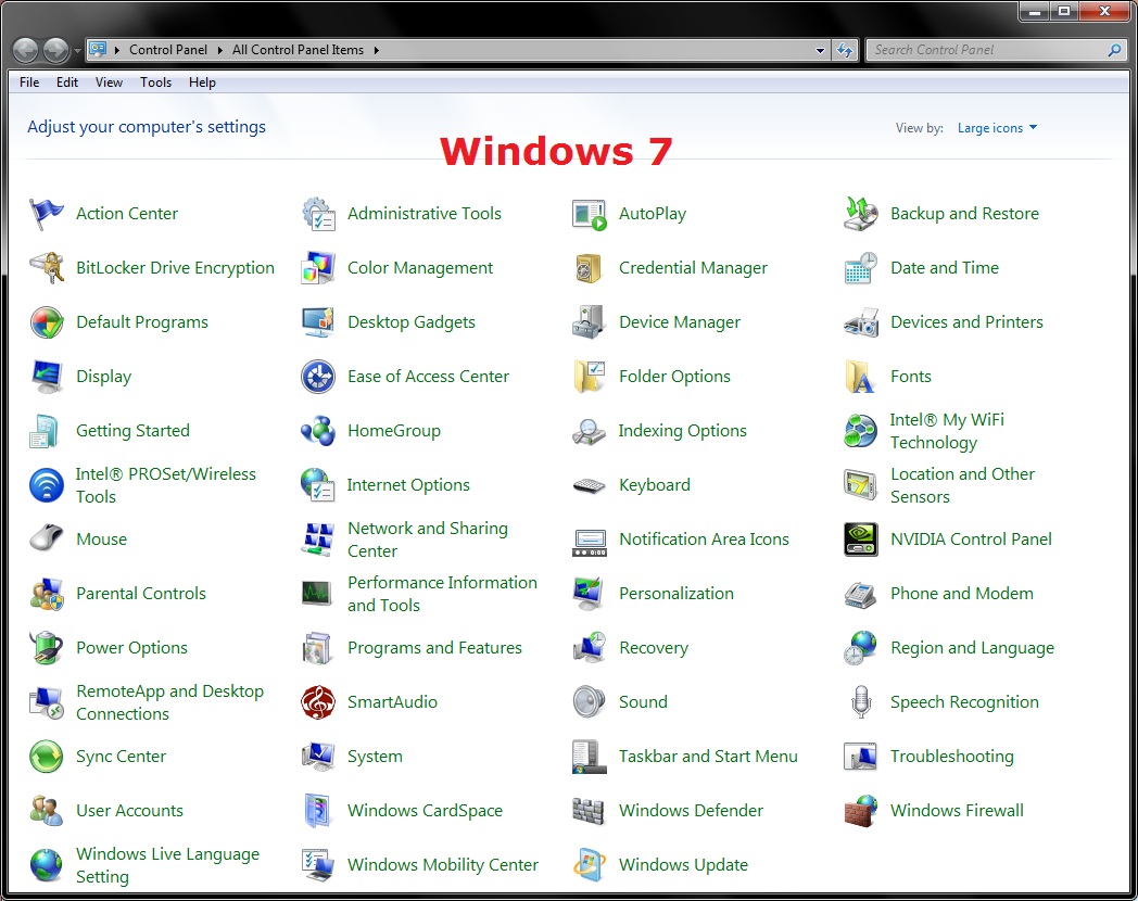 Control Panel Icon Windows 7 Control Panel Icon Windows 7