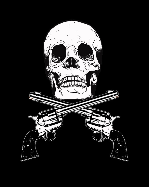Cool Skulls with Guns