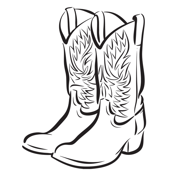 Cowboy Boots Clip Art Free