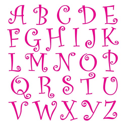 Curly Monogram Fonts Initials Curly Monogram Fonts Initials