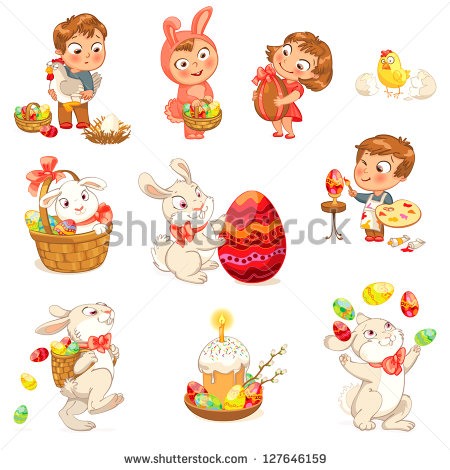 Cute Happy Easter Bunny