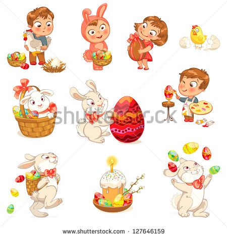 Cute Happy Easter Bunny Cute Happy Easter Bunny