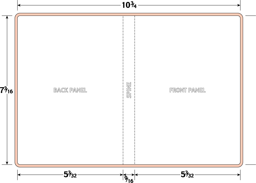 Dimensions DVD Case Cover Template