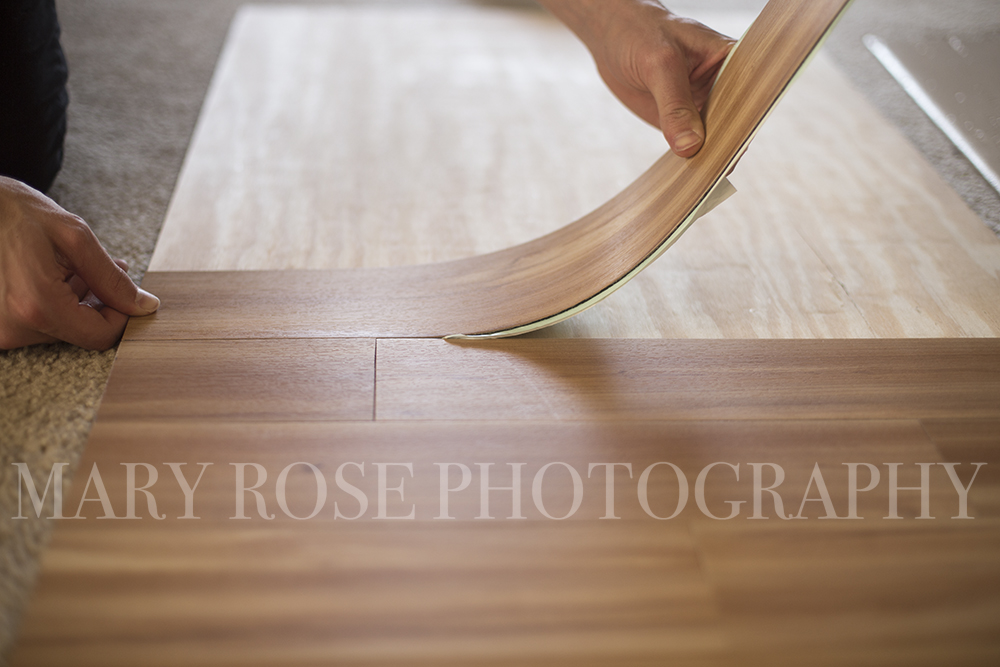 DIY Photography Backdrop Wood Floor