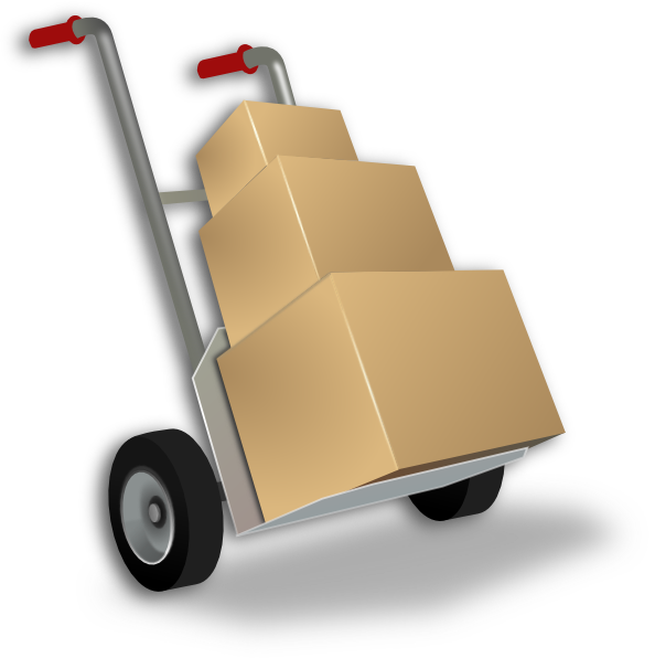 Dolly Hand Truck Clip Art