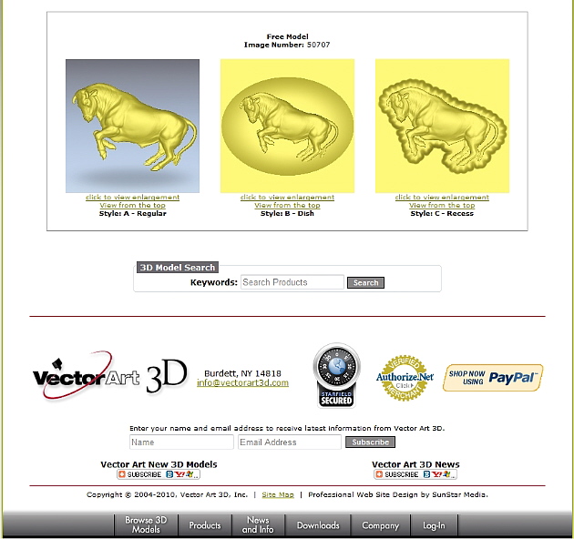 Download Free 3D STL Files for CNC